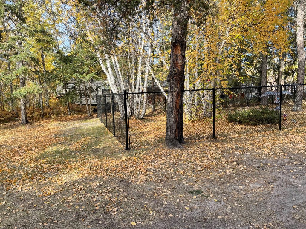 Residential chain Link Fence Installed In Winnipeg