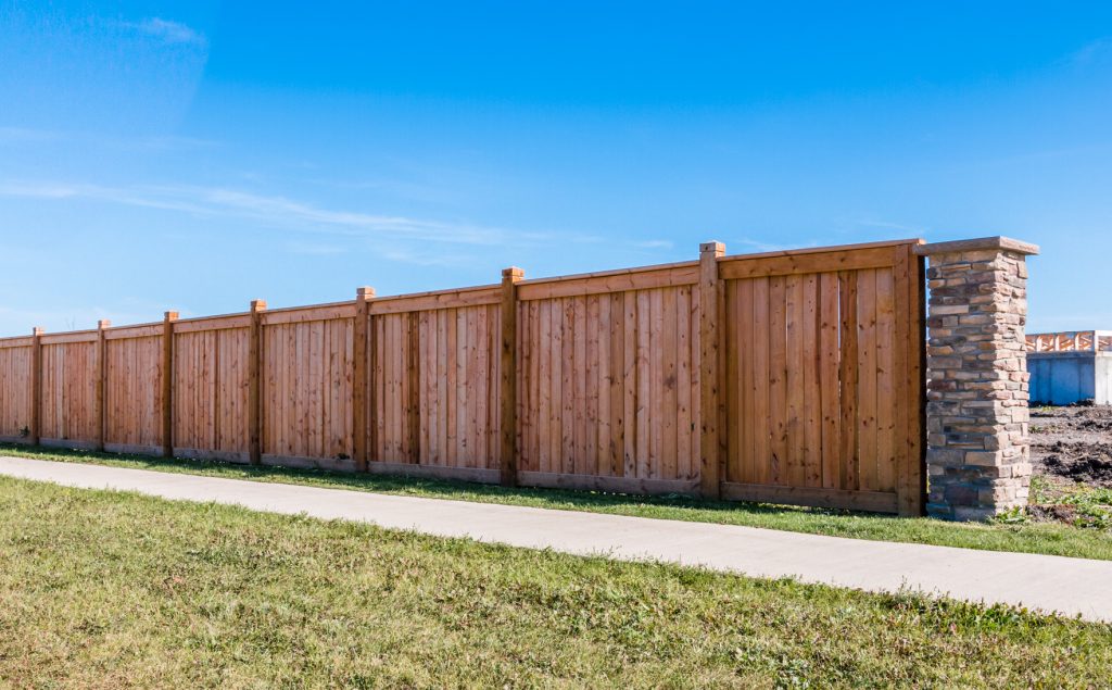 Commercial Wood Fence