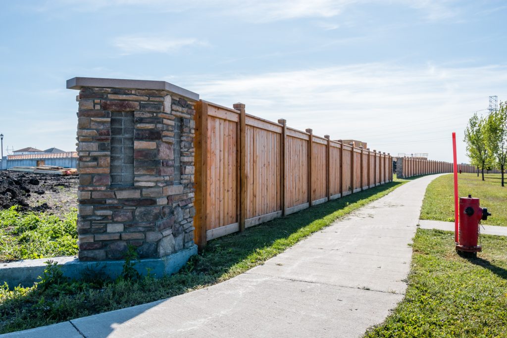 Commercial Wood Fencing