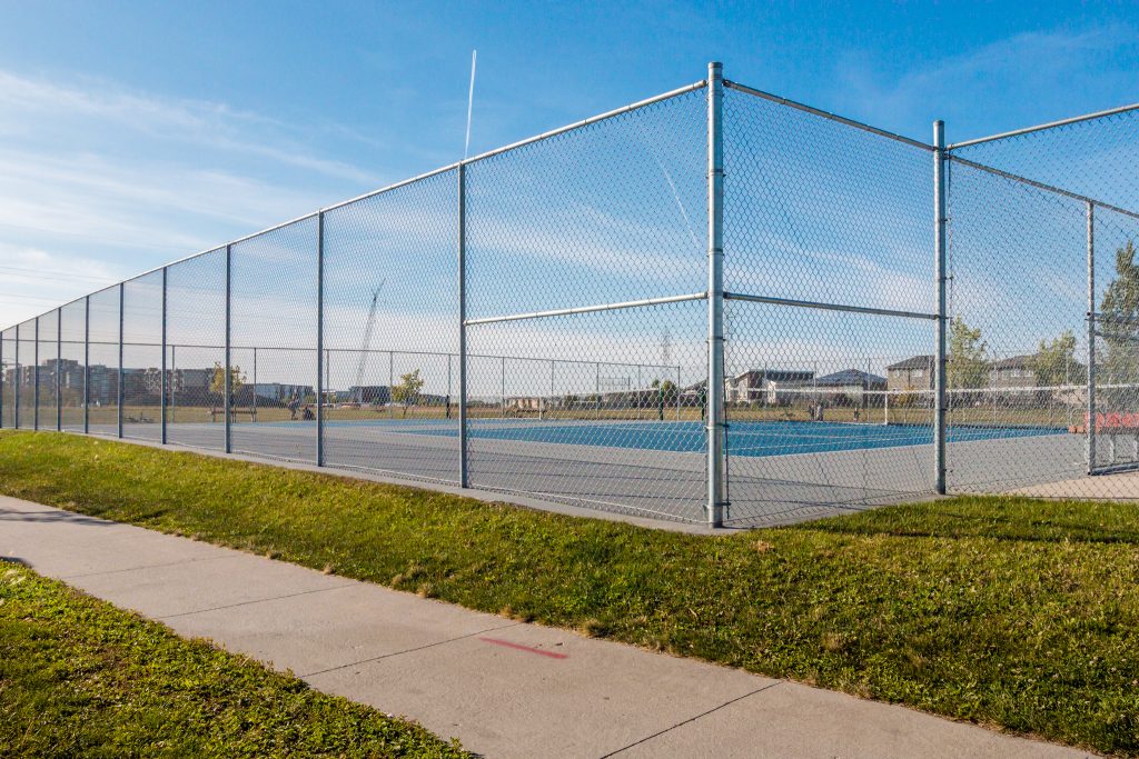 Commercial Chain Link Fencing - Tennis Courts