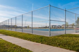Commercial Chain Link Fencing - Tennis Courts